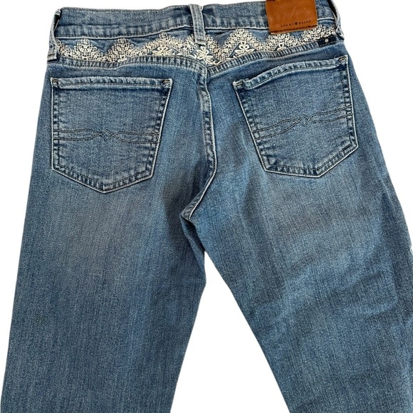 LUCKY BRAND  Orta Premium Sweet Crop Capri Jeans Size 0/25 - Picture 5 of 16